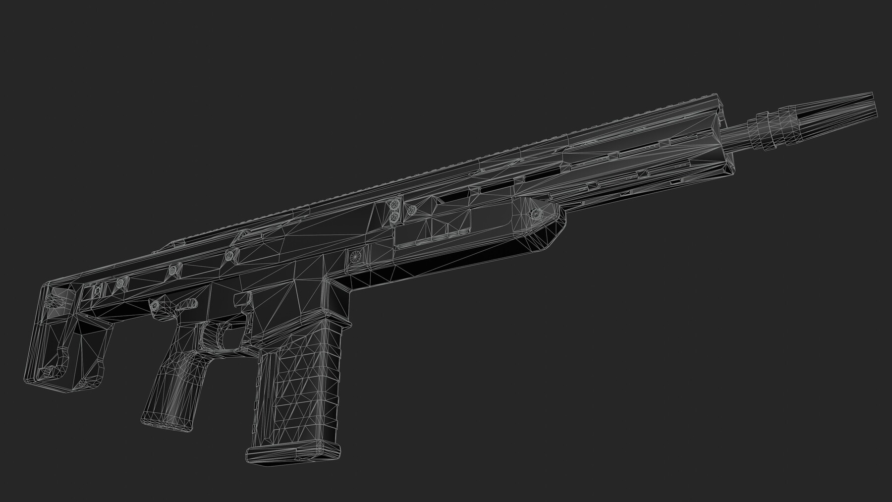 ArtStation - Textron NGSW-R assault rifle | Game Assets