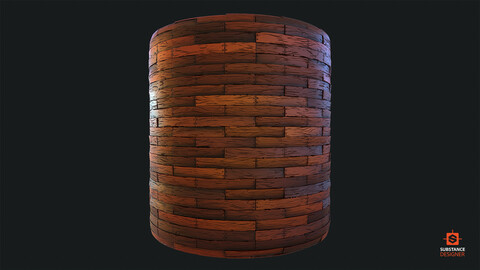 Stylized Wood Material