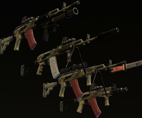 ArtStation - Polish FB Beryl rifle pack | Game Assets