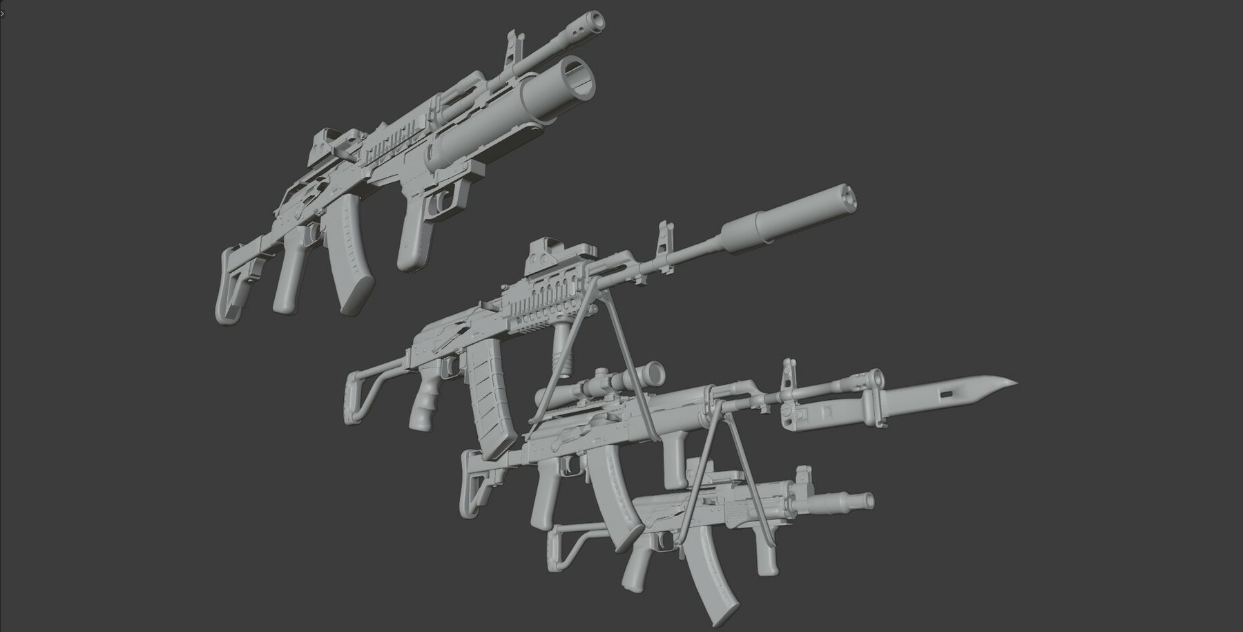 ArtStation - Polish FB Beryl rifle pack | Game Assets