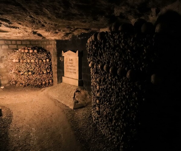 ArtStation - 139 photos of Skull Paved Catacombs of Paris | Resources