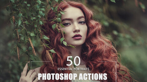50 Essential Portraits Photoshop Actions