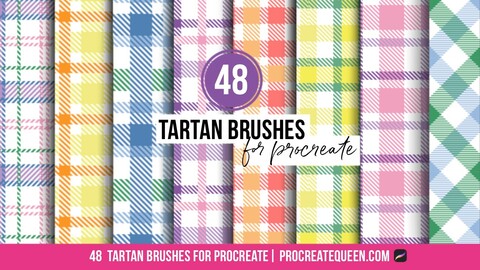 Tartan brushes for procreate