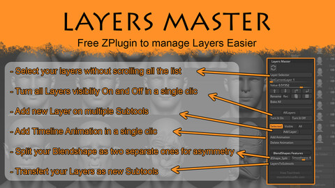 Layers Master / Free ZPlugin