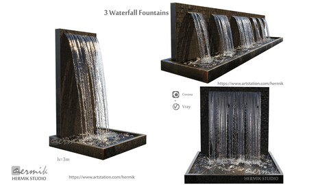 Waterfall Fountains cascade