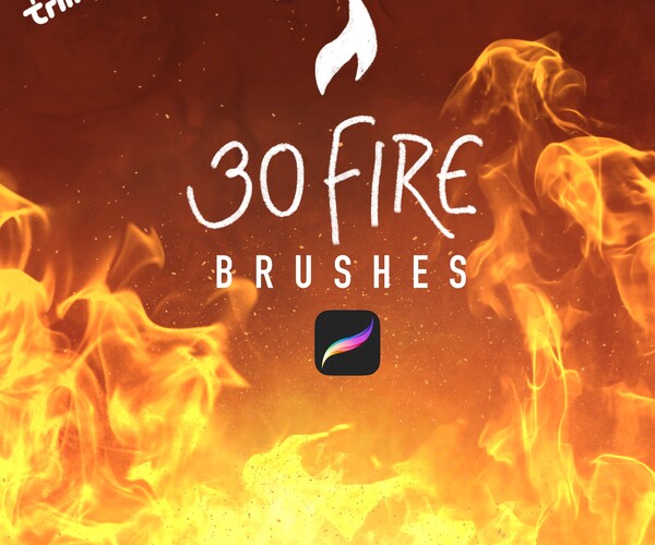 procreate fire brush free