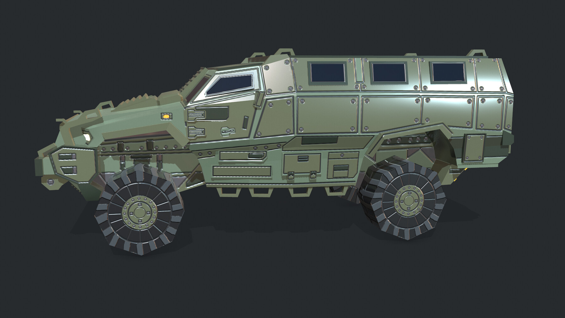 ArtStation - MRAP Armored Vehicle | Game Assets