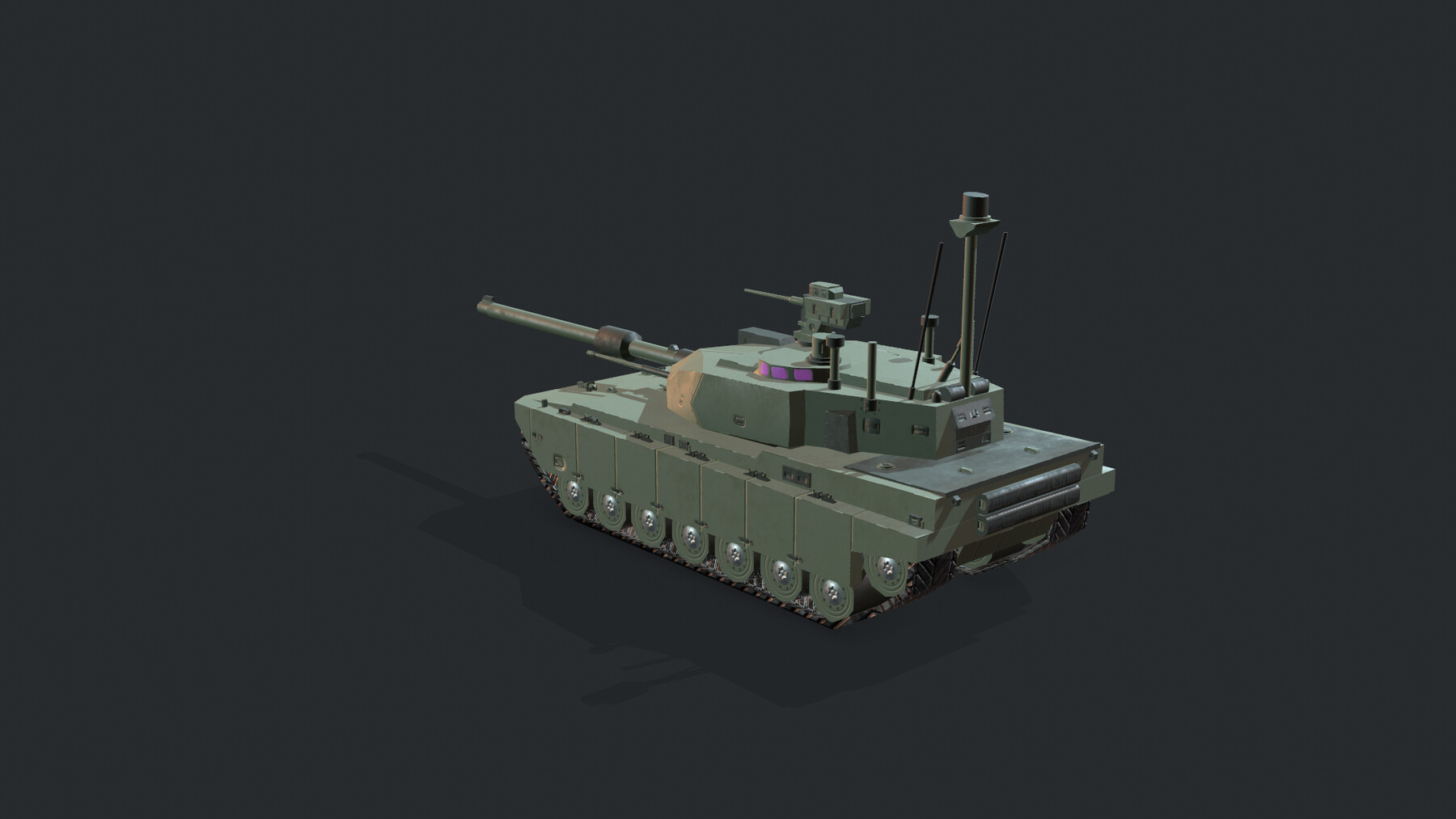 ArtStation - Modern MBT Tank | Game Assets