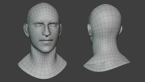 Male Head Base V4