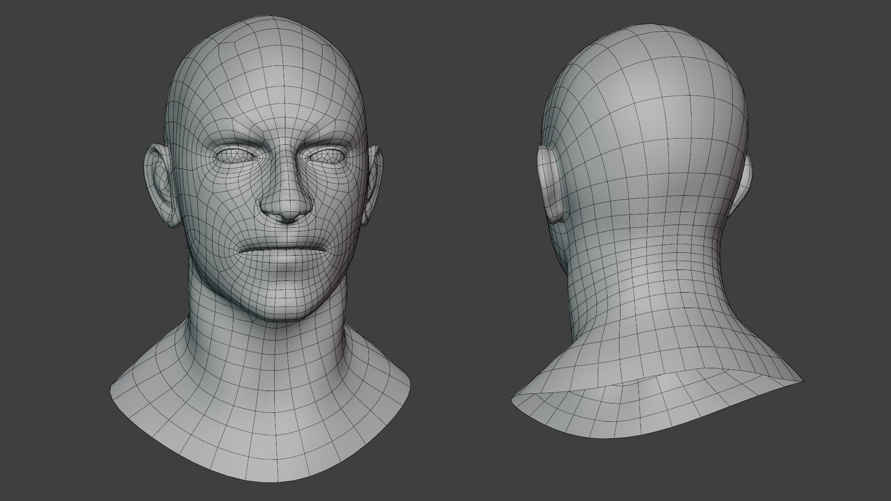 ArtStation - Male Head Base V4 | Resources