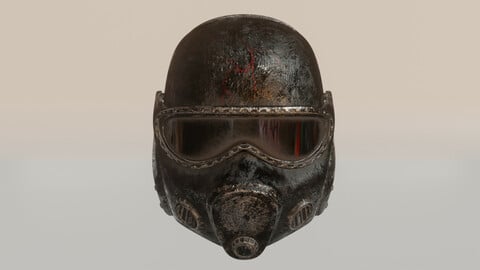 Metro 2033 Helmet 3D Print Model