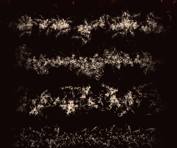 ArtStation 15 Fire ,flames and ashes pressure sensitive