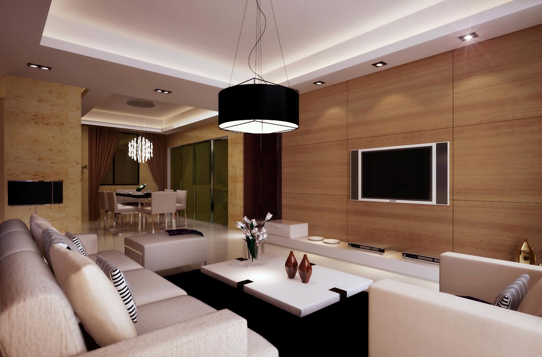 ArtStation - Deluxe modern living room 1828 | Resources