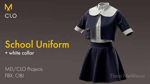 School Uniform with Skirt