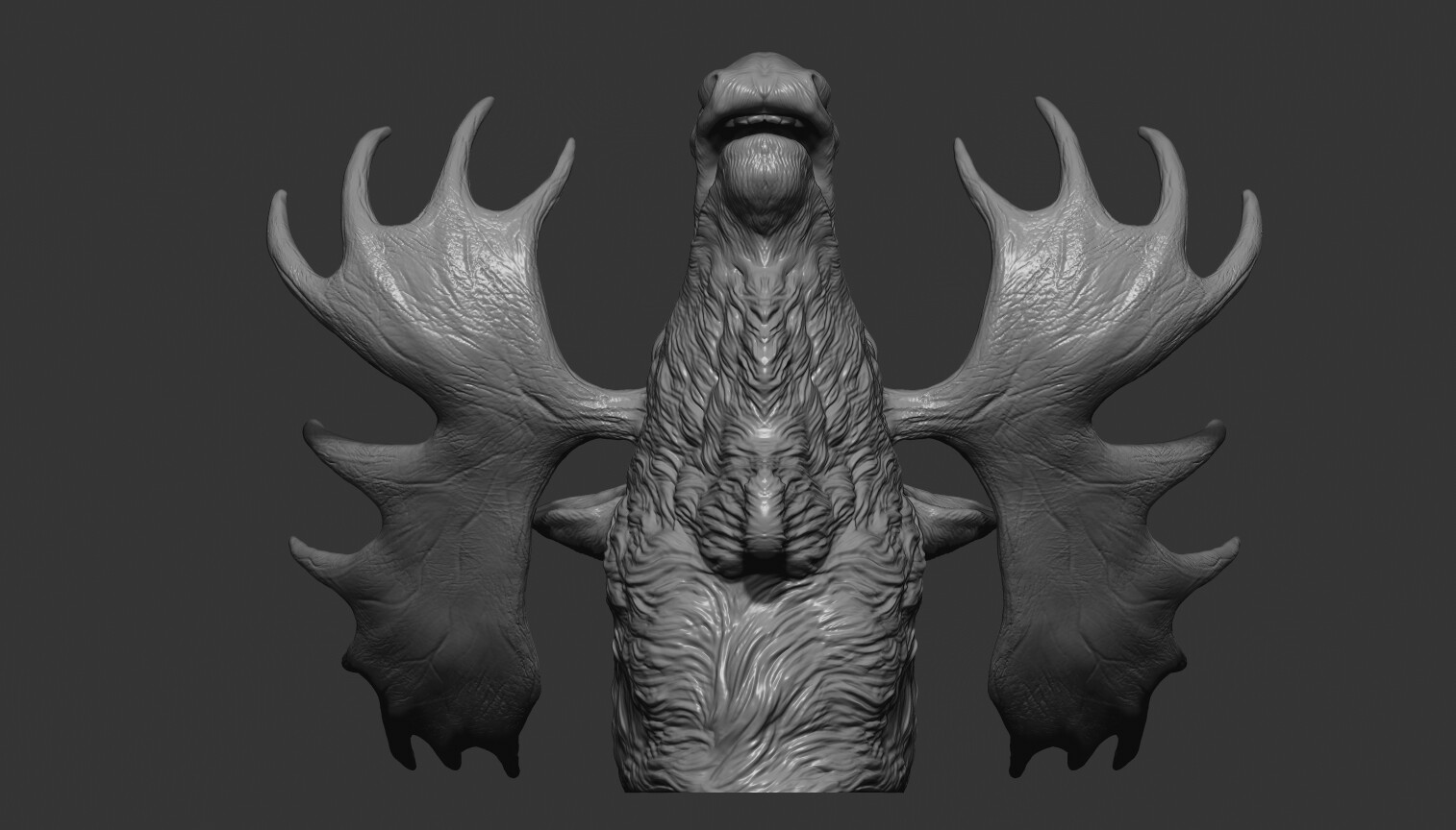 ArtStation - Moose Elk head | Resources