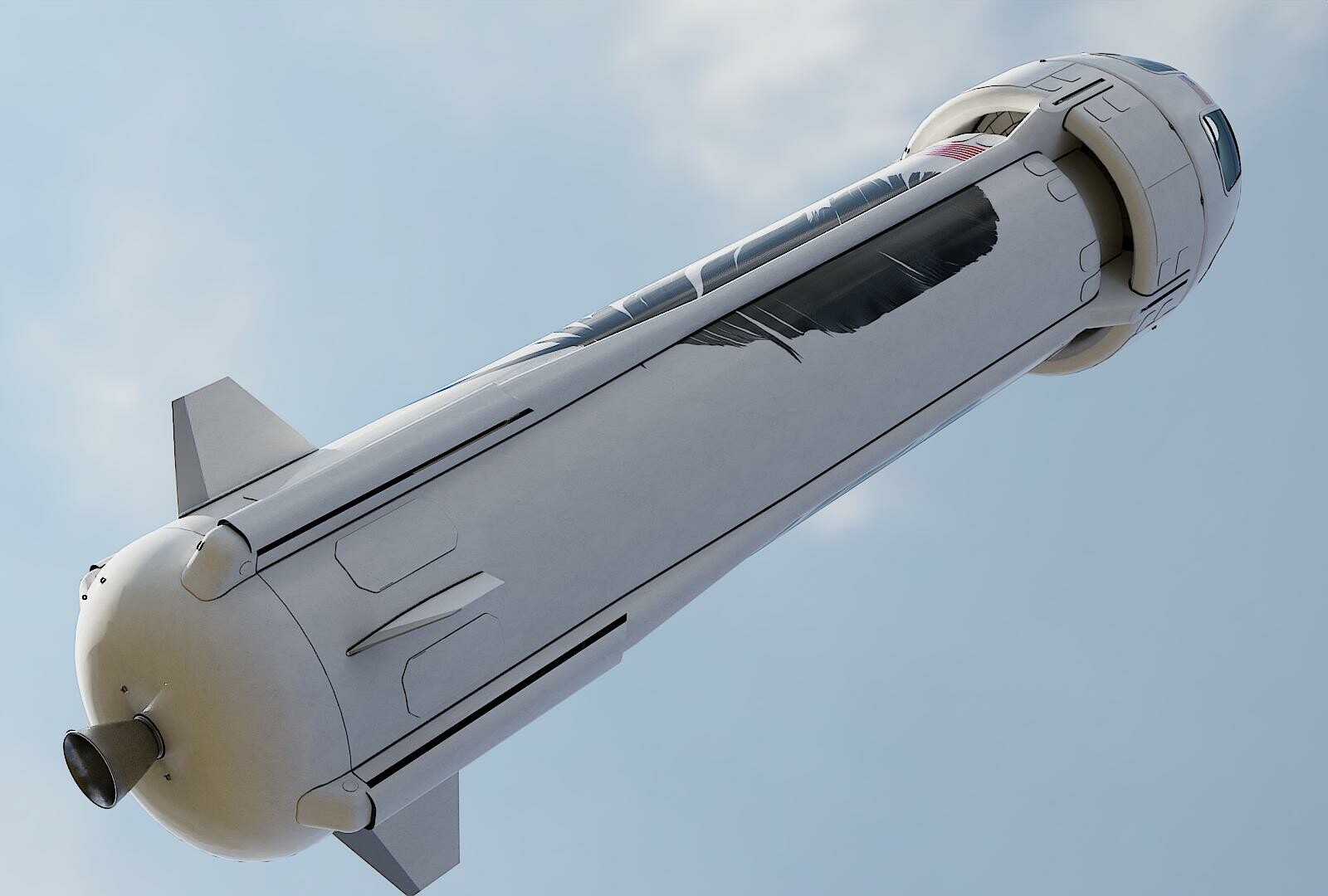 Starship 24, 3D CAD Model Library