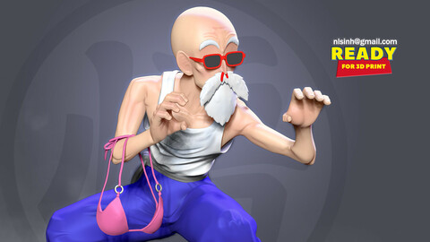 Master Roshi - Ready to fight