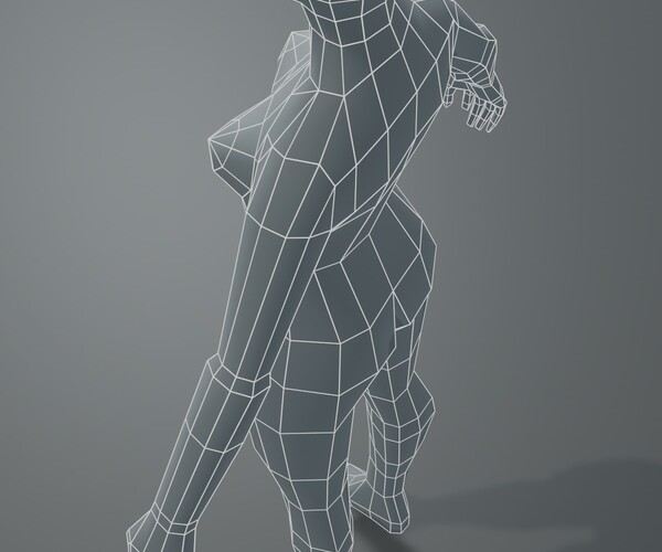 Male and Female Body Base Mesh 3D Model 20k Poly - Buy Royalty Free 3D  model by 3DDisco (@3DDisco) [0607d17]