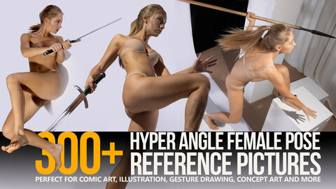 300+ Hyper Angle Female Pose Reference Pictures