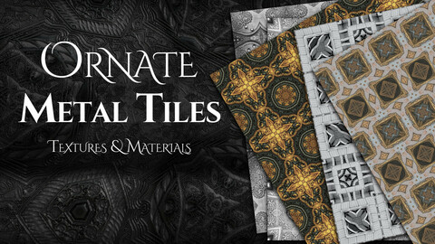 Ornate Metal Tiles - Textures & Materials