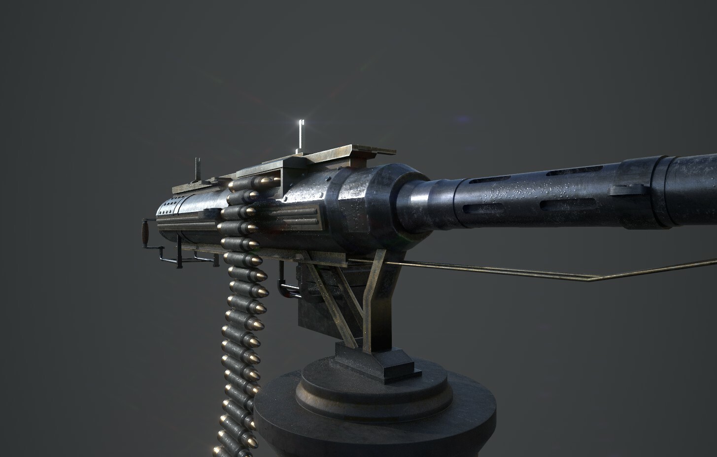 ArtStation - KPV Heavy Machine Gun | Game Assets