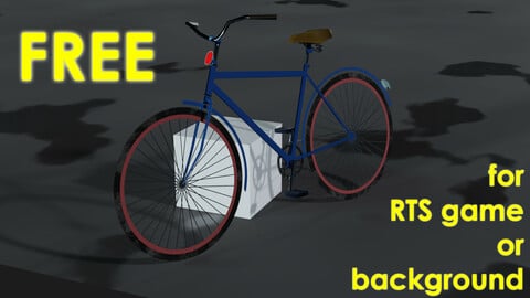 Bicycle for RTS game or background FREE Free