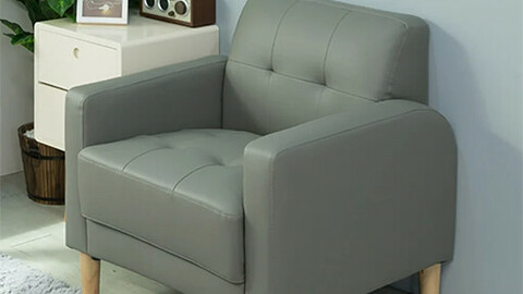 Ruby 1 person artificial leather sofa