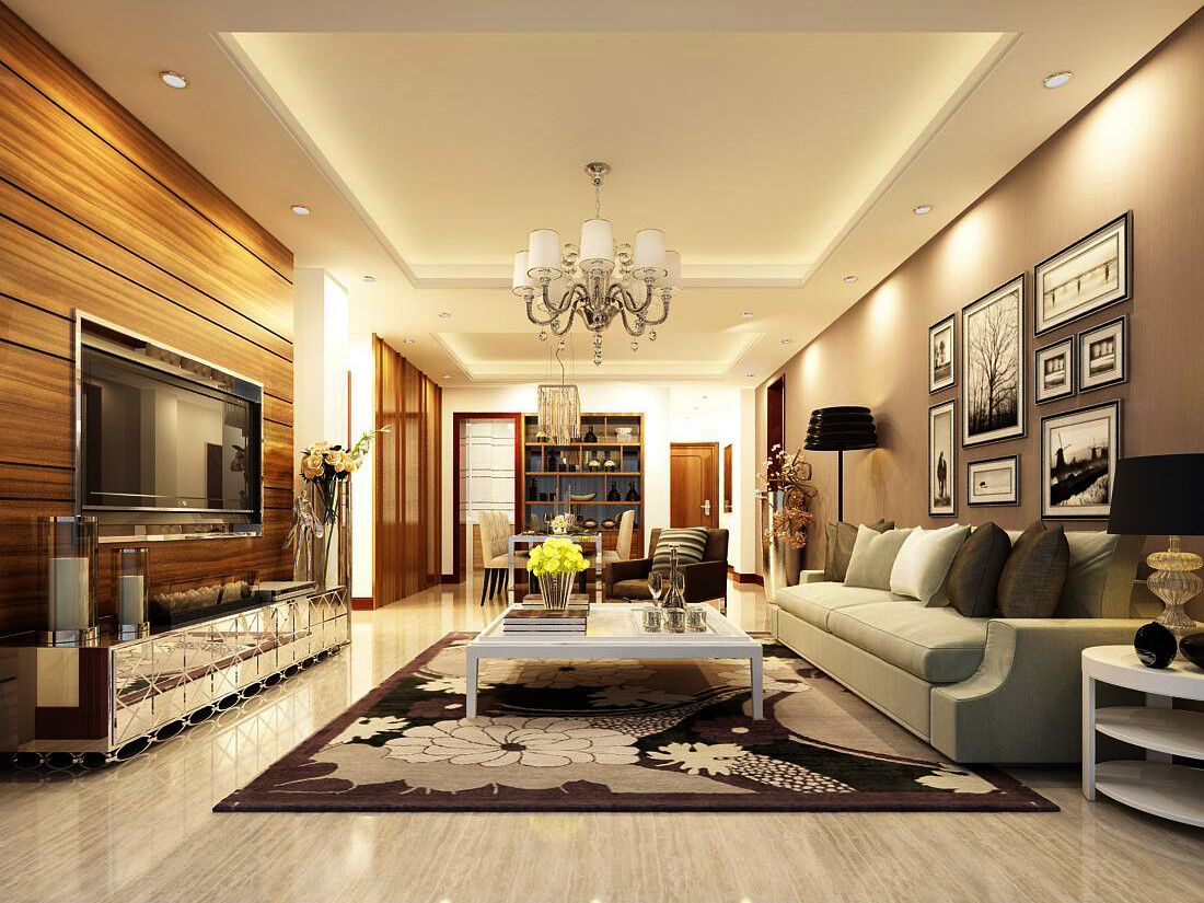 ArtStation - Avant-garde luxury family living room 23 | Resources