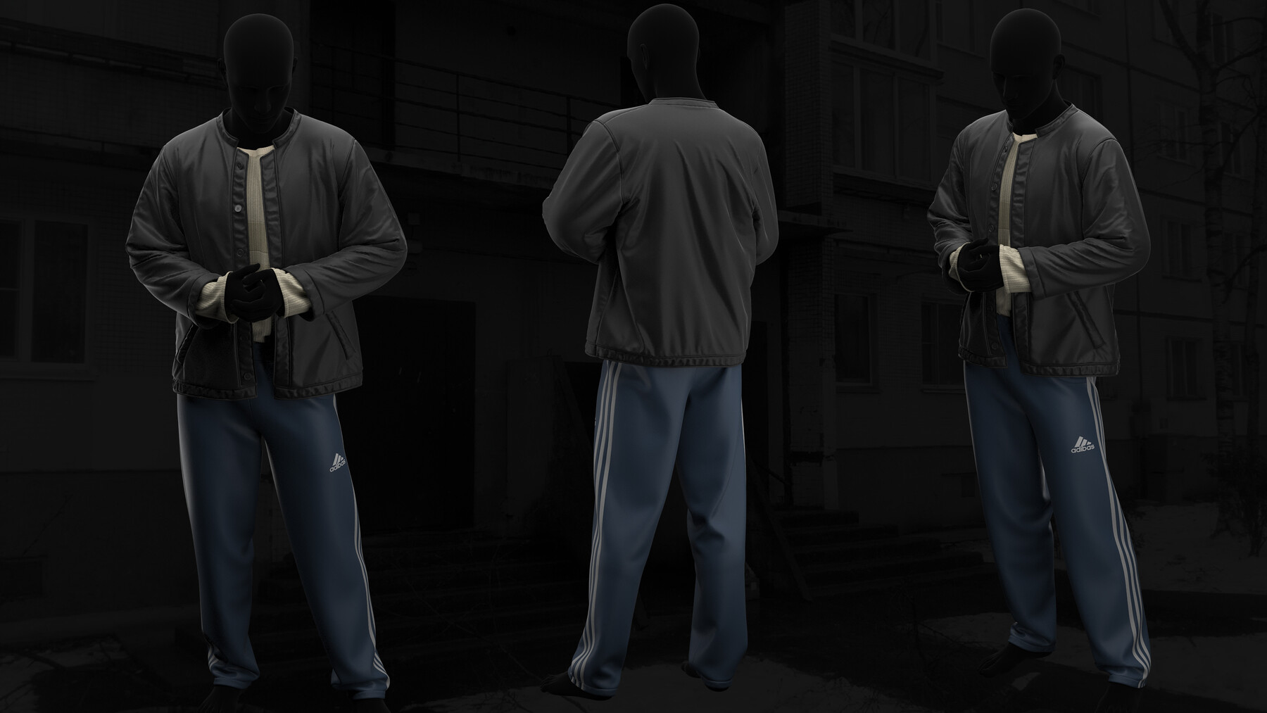 ArtStation - Clo3d/Marvelous designer Male Gopnik outfit. Zprj/Obj/Pose ...