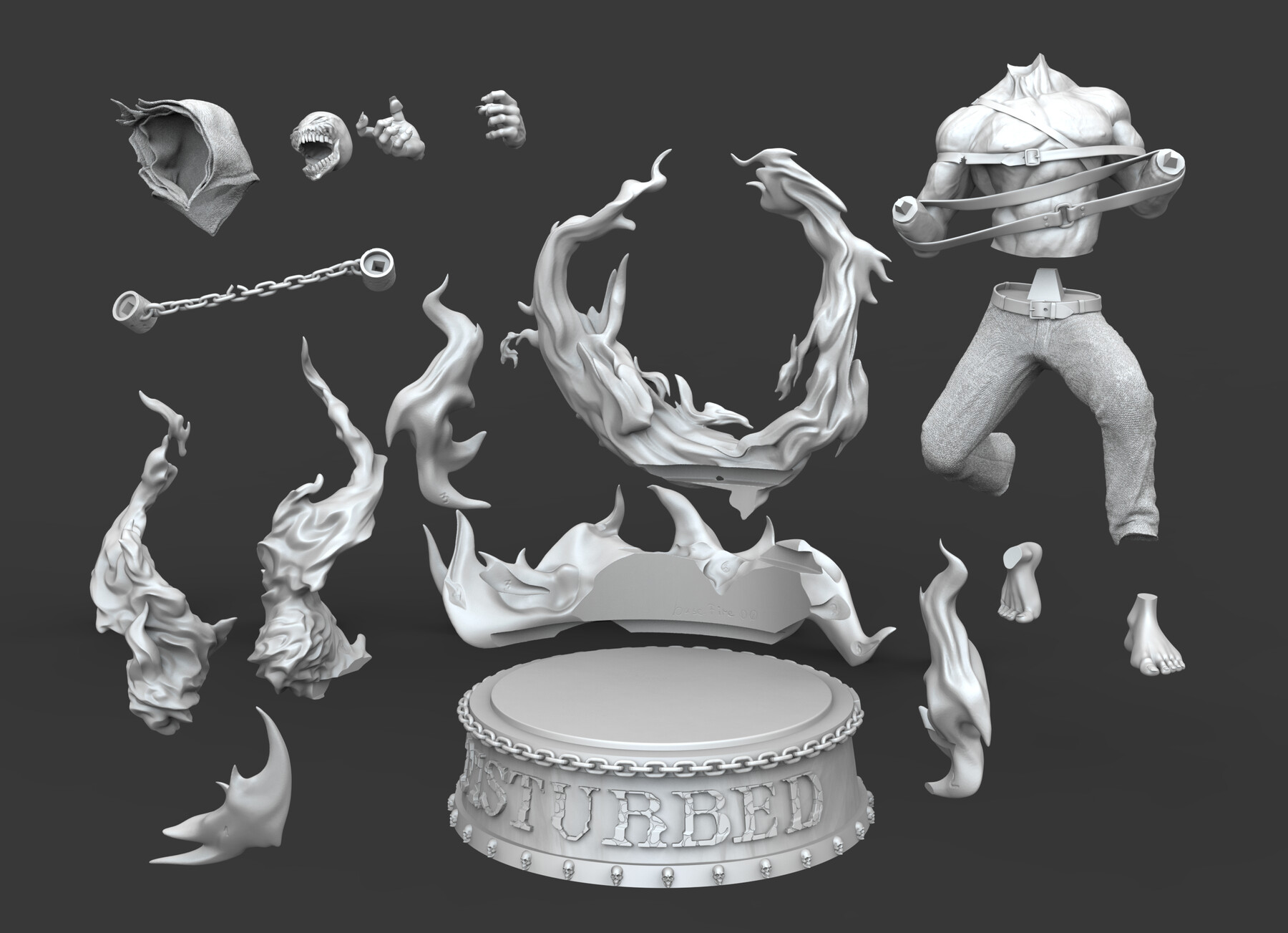 ArtStation The Guy Mascot of the band Disturbed 3D print model