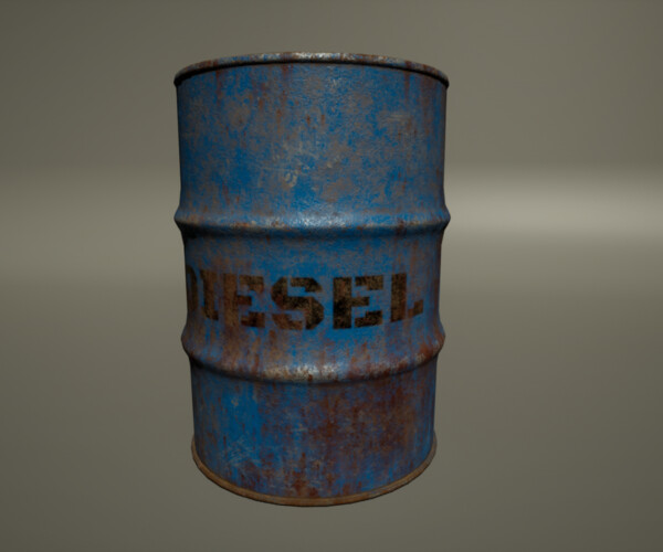 ArtStation - Diesel Drum | Game Assets