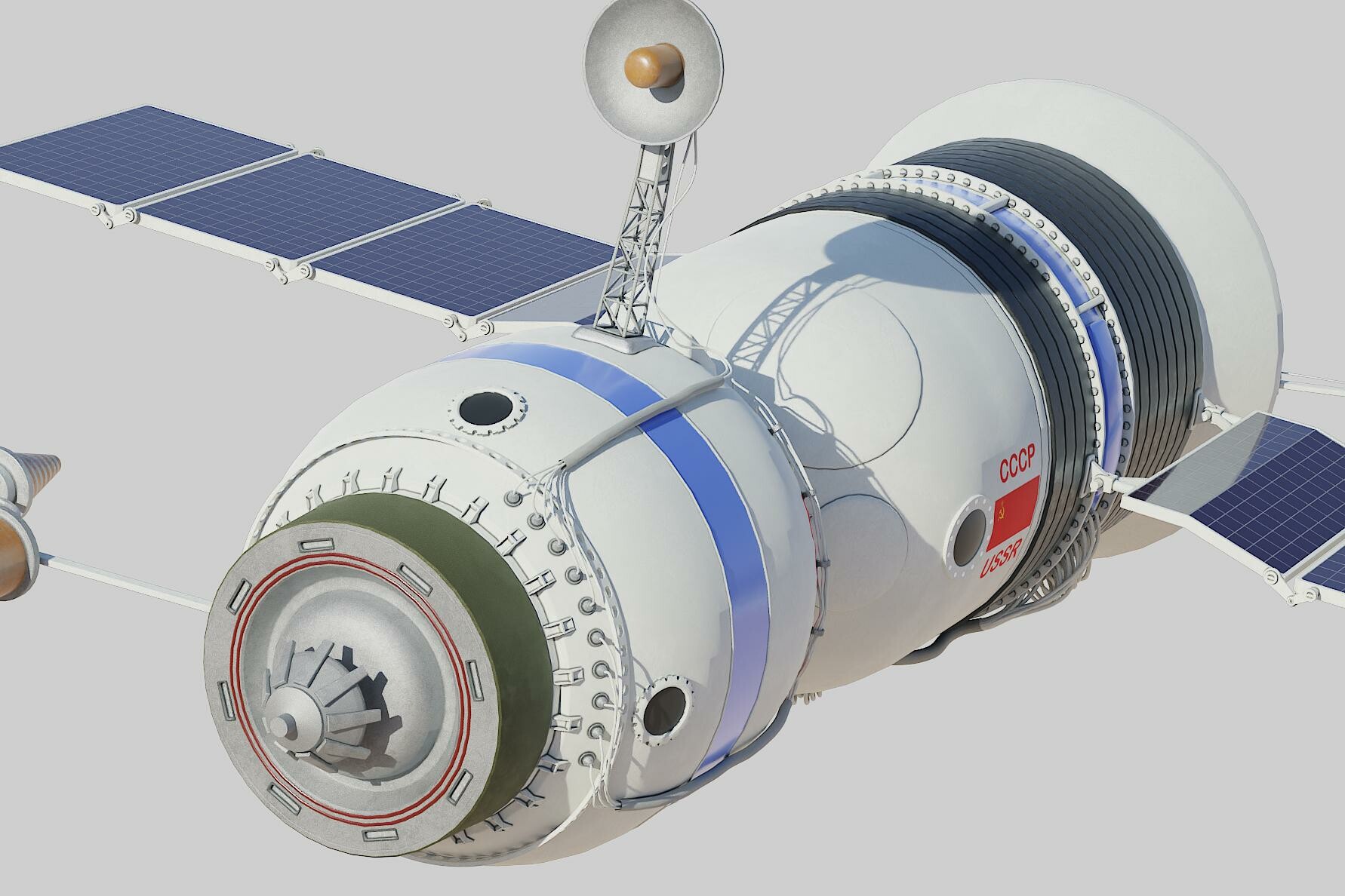 ArtStation - salyut space station 3D model | Resources