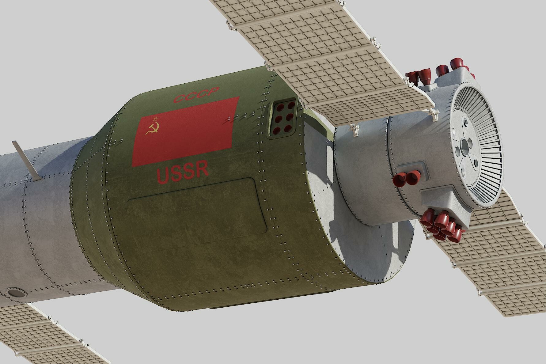 ArtStation - salyut space station 3D model | Resources