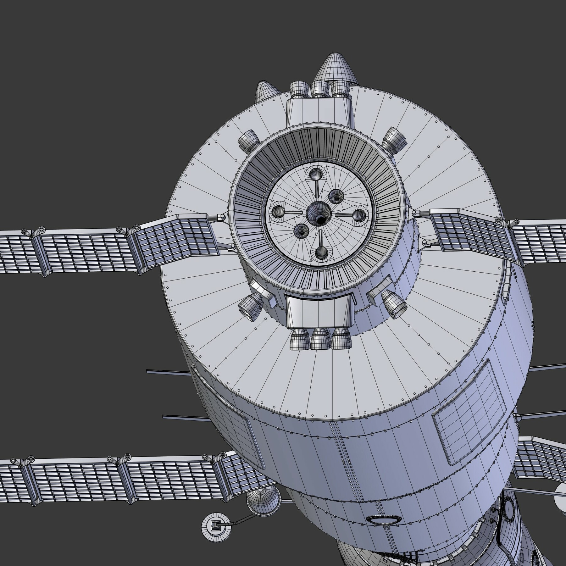 ArtStation - salyut space station 3D model | Resources