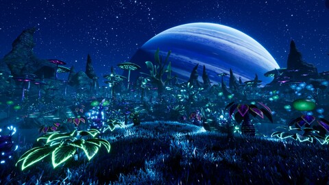 Alien Planet Fantasy Environment - Swamp Plants UE4