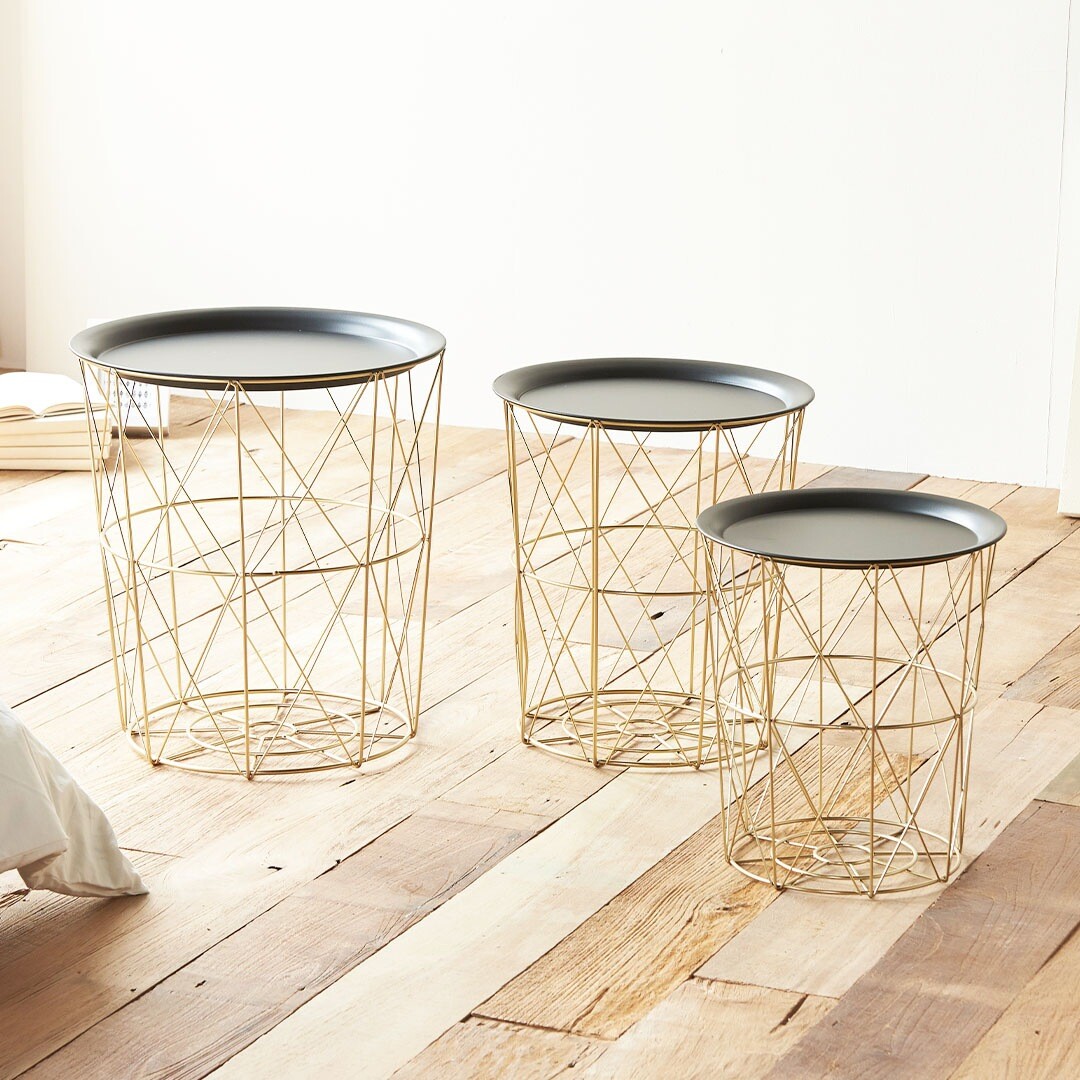 Gold storage table Clearance