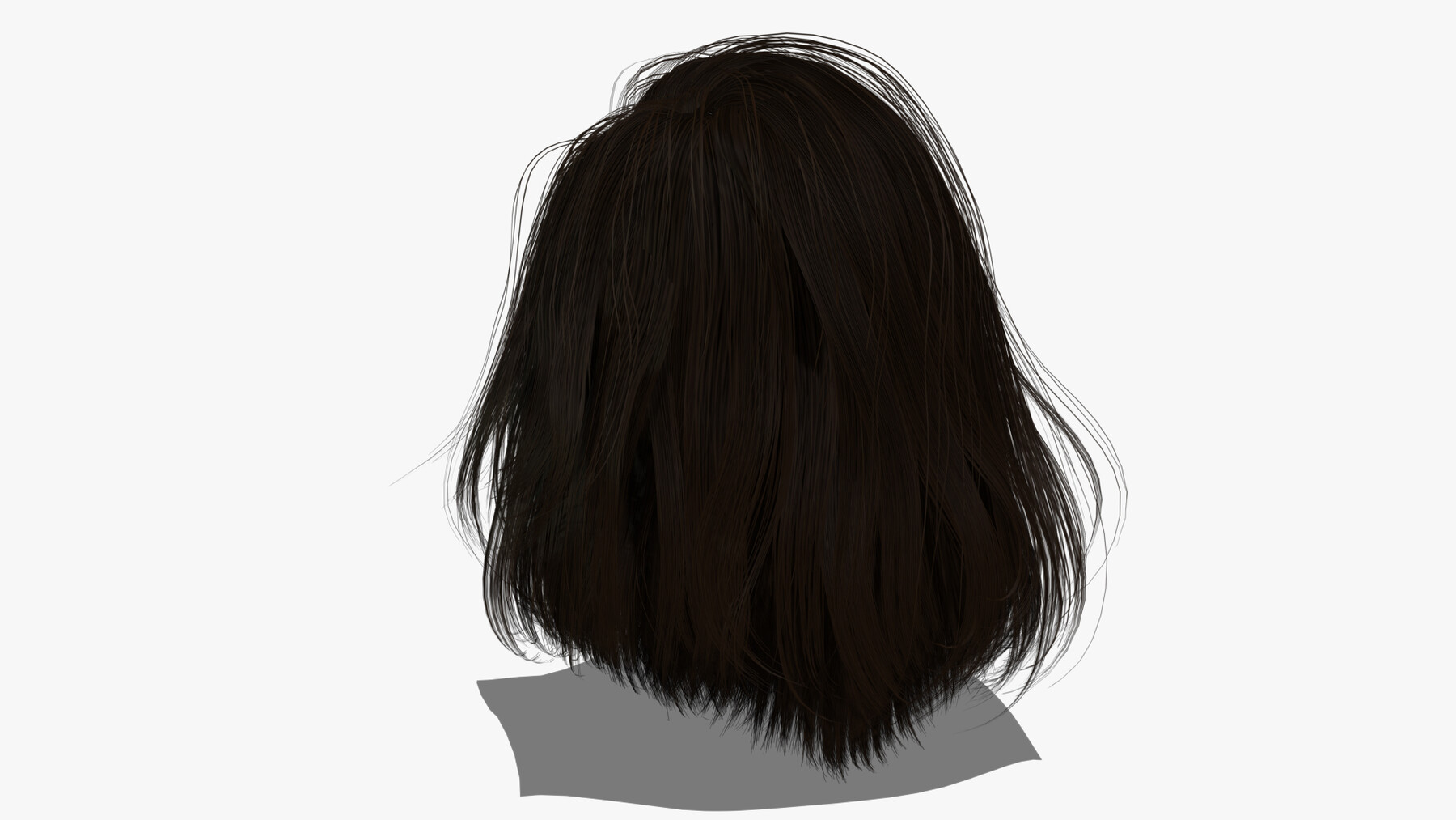 ArtStation - Hair Female - 007 | Game Assets