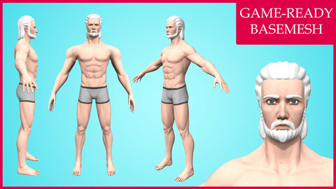 Barry: Cartoon Male Character - Stylized Basemesh