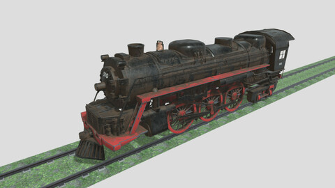 Steam Engine Train Wagon