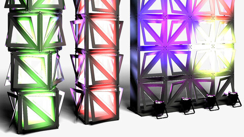 Stage Decor 20 - Modular Wall Column