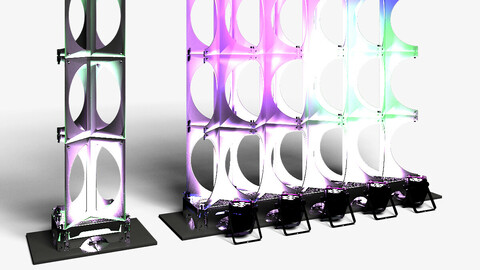 Stage Decor 24 - Modular Wall Column