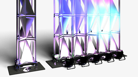 Stage Decor 25 - Modular Wall Column