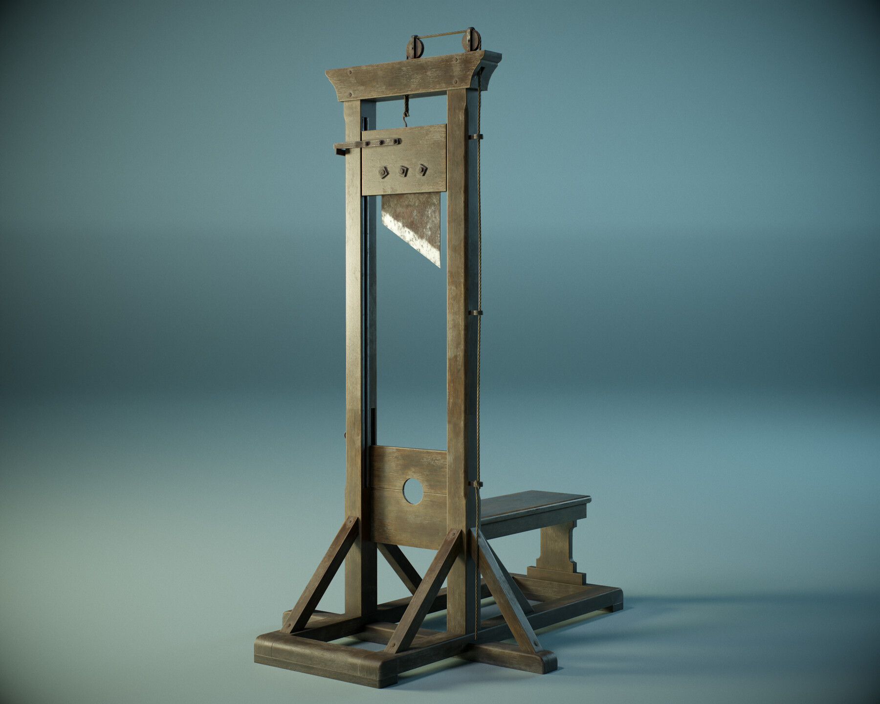 ArtStation - Guillotine PBR | Game Assets