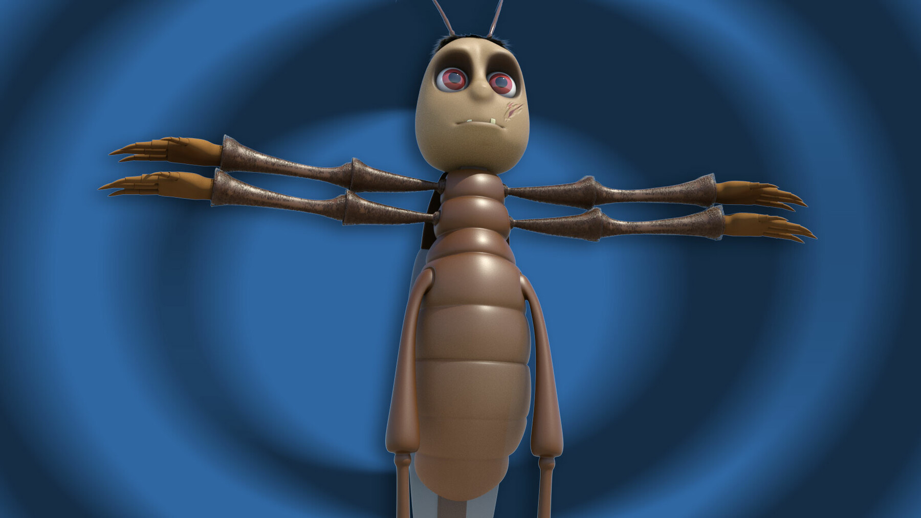 ArtStation - Cartoon cockroach 3D model | Resources