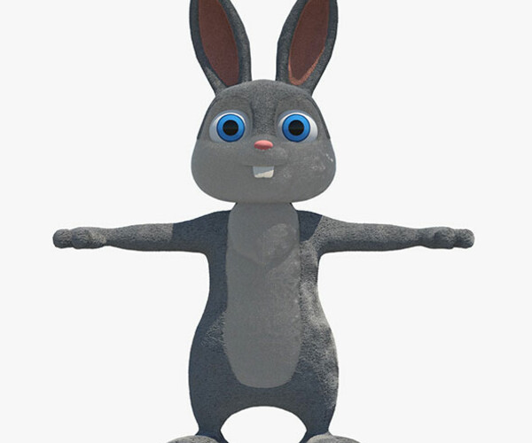 ArtStation - Rabbit 3d Cartoon 3D model | Resources