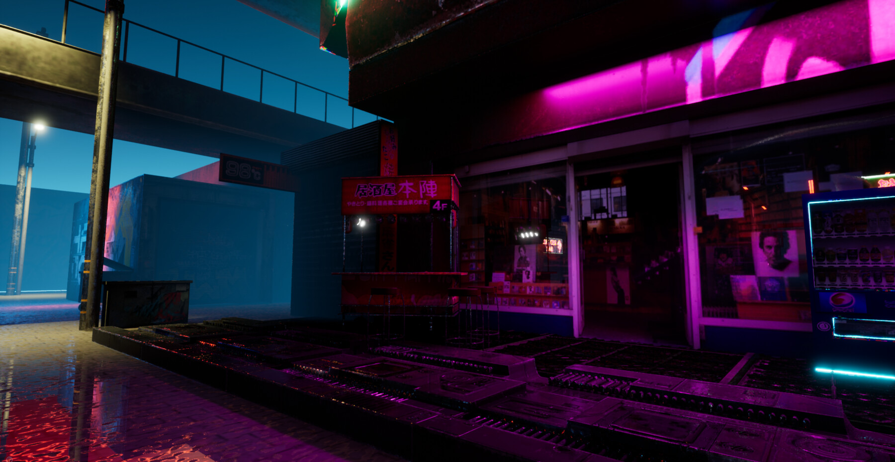 ArtStation - Cyberpunk City Scene (UE4 PACK) | Game Assets