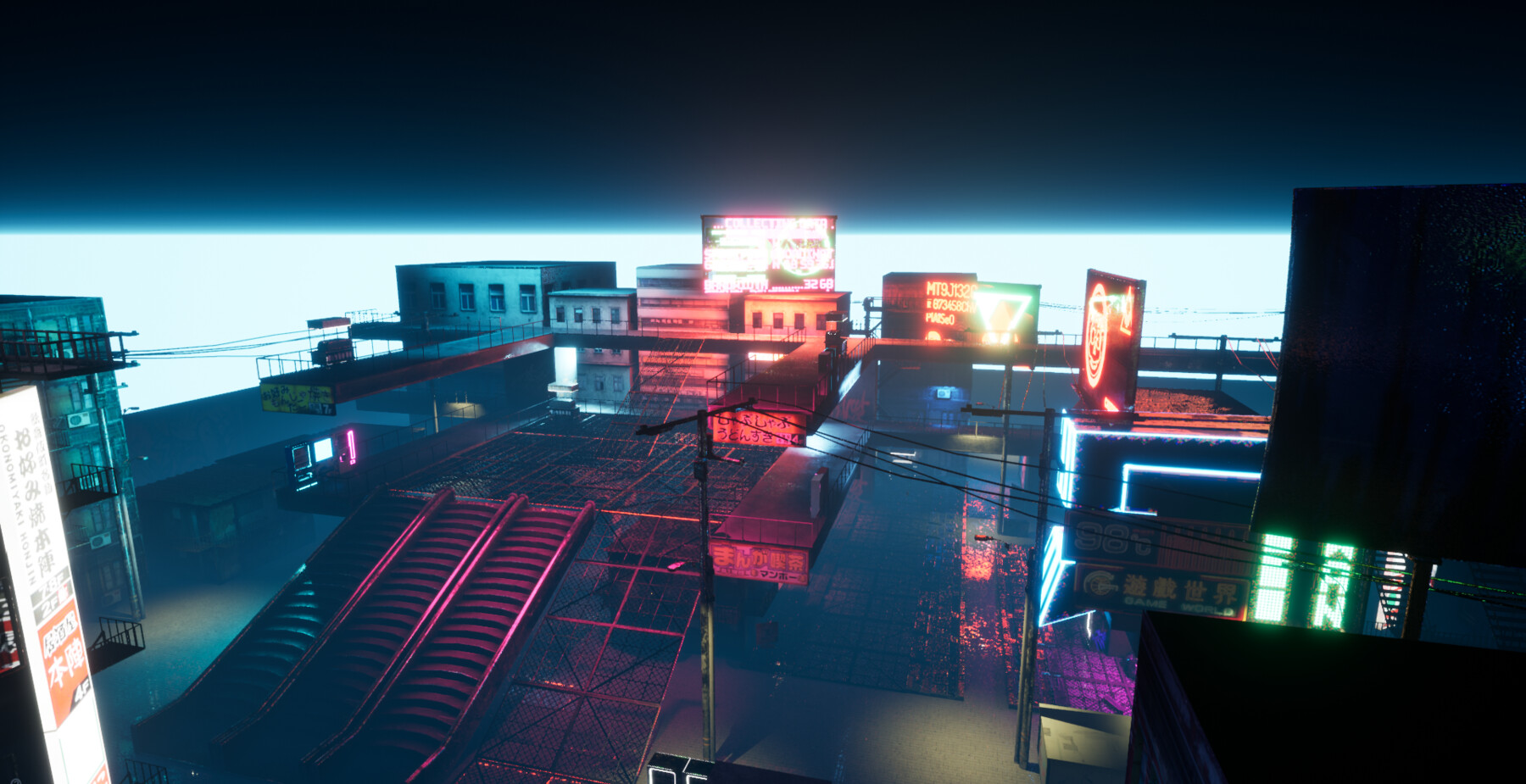 ArtStation - Cyberpunk City Scene (UE4 PACK) | Game Assets