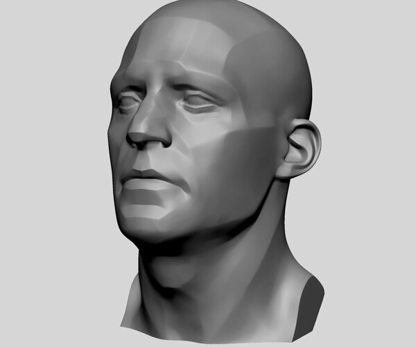 ArtStation - Male Head Planes | Resources