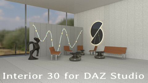 Interior 30 (Entry Hall) for DAZ Studio