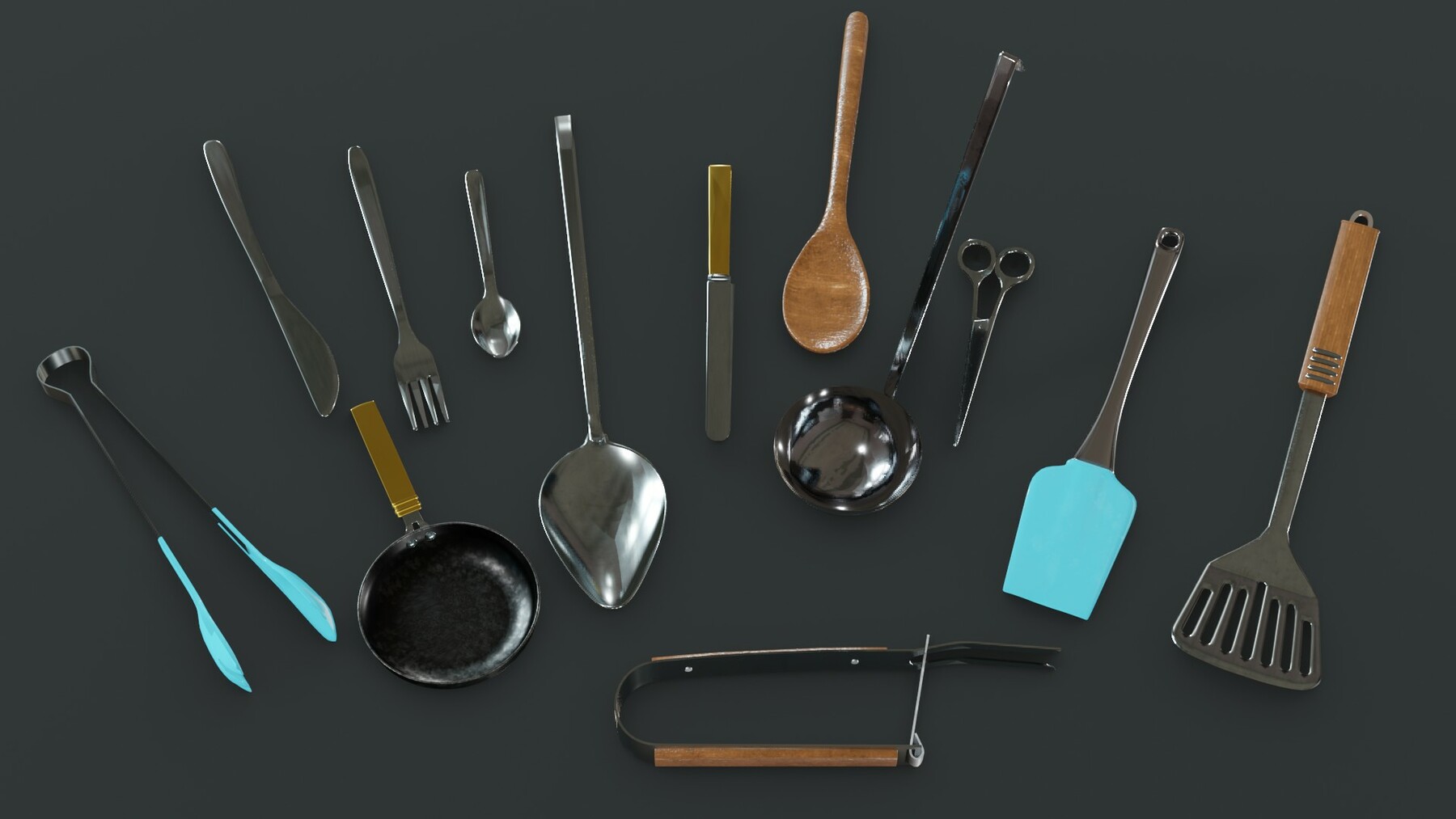 ArtStation - Kitchen Cutlery Pack | Game Assets